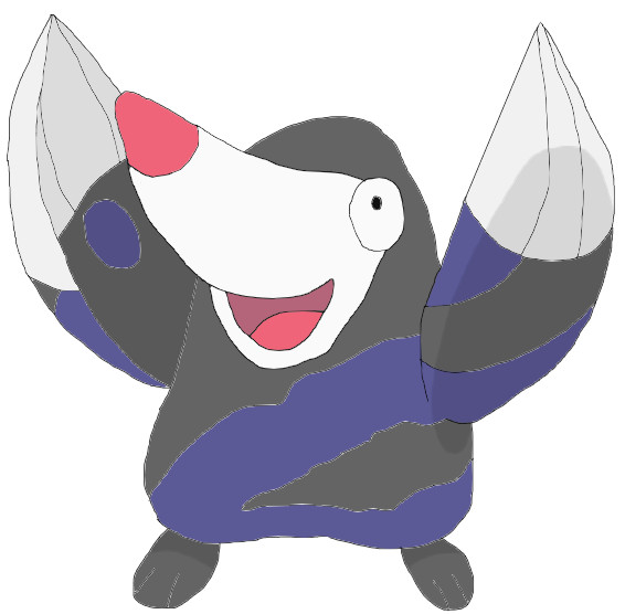 モグリューを描いてみた でっひぃ Kuroppu さんのイラスト ニコニコ静画 イラスト