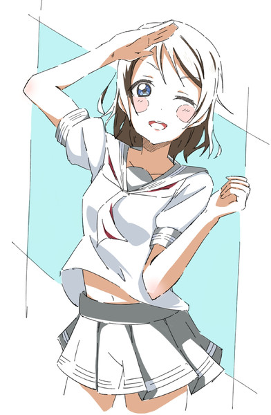Aqours 渡辺 曜 15 9 16 れおん坊 さんのイラスト ニコニコ静画 イラスト