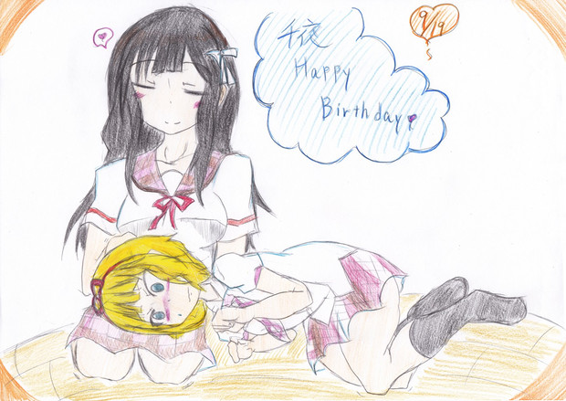 ごちうさ 千夜誕生日絵 ２０１５ 初音軍 さんのイラスト ニコニコ静画 イラスト