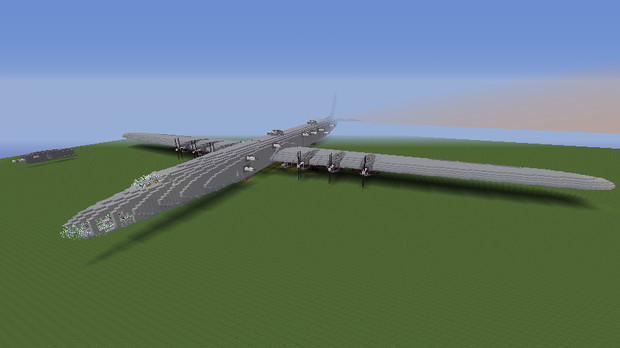 Minecraft 四八式大型戦略爆撃機 爆龍 ホワイトスノー共和国空軍 ケイ さんのイラスト ニコニコ静画 イラスト