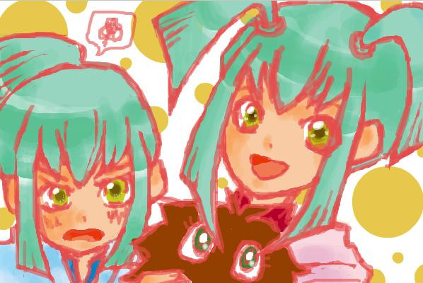 龍可と龍亜 ニコニコ静画 イラスト