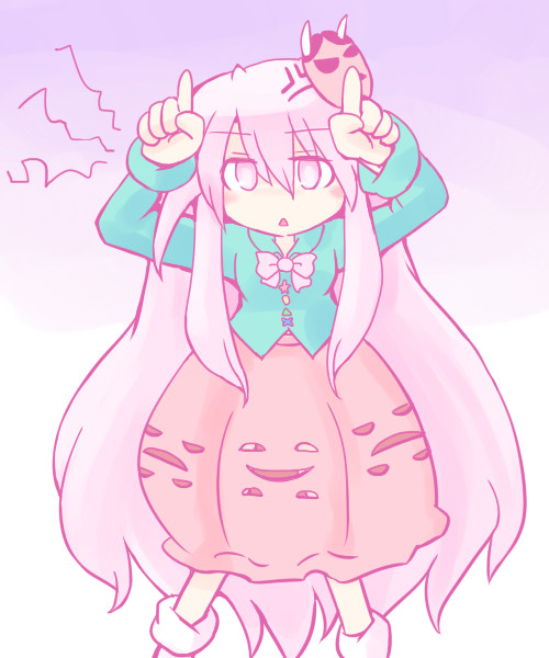 抑えきれない怒りをジェスチャーで表現するこころちゃん 216 さんのイラスト ニコニコ静画 イラスト