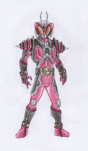 オリジナル 仮面ライダーヴェスパ 装身 超祓之炎 エム Ride さんのイラスト ニコニコ静画 イラスト