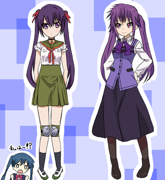 くるみ リゼ 制服交換 がっこうぐらし ごちうさ らると さんのイラスト ニコニコ静画 イラスト