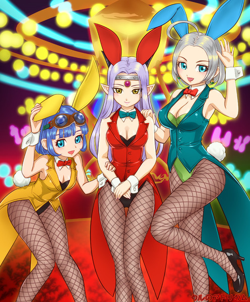 カジノバニーのリィン エステラ セラフィ 皆内 ひなた さんのイラスト ニコニコ静画 イラスト