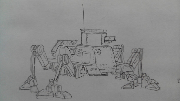 初投稿 四足歩行する戦車 カーくん さんのイラスト ニコニコ静画 イラスト
