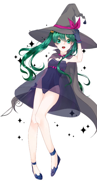 音楽の魔女 魔法使い ミク Lasen さんのイラスト ニコニコ静画 イラスト