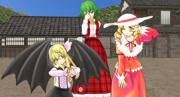 夢幻館メンバーのお出かけ Ysk 東方記念日 さんのイラスト ニコニコ静画 イラスト