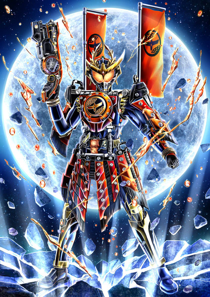 仮面ライダー鎧武 カチドキアームズ マスクド さんのイラスト ニコニコ静画 イラスト
