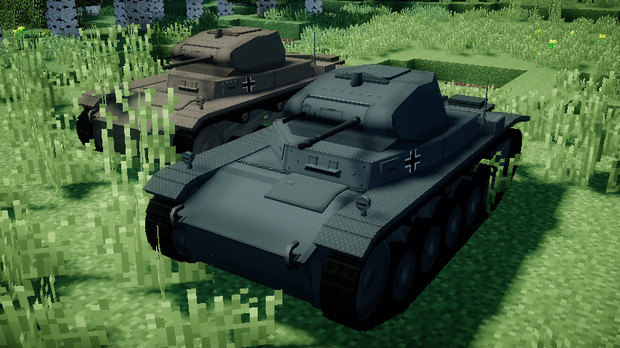 Minecraft 2号戦車c型 Mcヘリ Matubokk さんのイラスト ニコニコ静画 イラスト