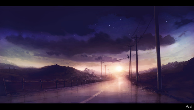 雨上がりの夕日 ふぃーる さんのイラスト ニコニコ静画 イラスト