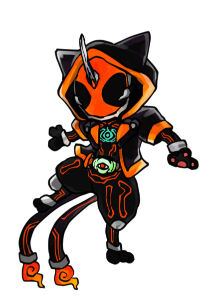 仮面ライダーニャンゴースト そるてぃむ ん さんのイラスト ニコニコ静画 イラスト