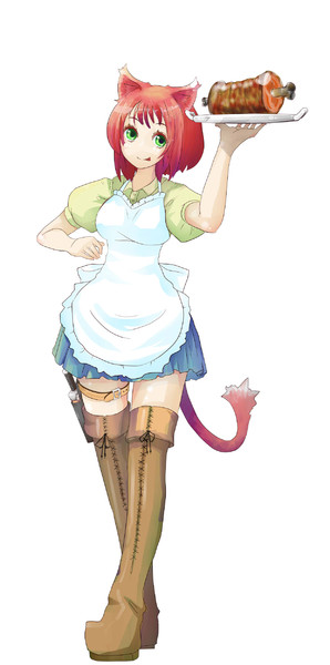 ファンタジー猫耳ウェイトレスさん めんどす さんのイラスト ニコニコ静画 イラスト