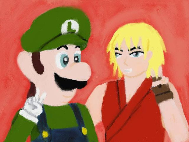 ２ｐキャラコンビ ルイージファン さんのイラスト ニコニコ静画 イラスト