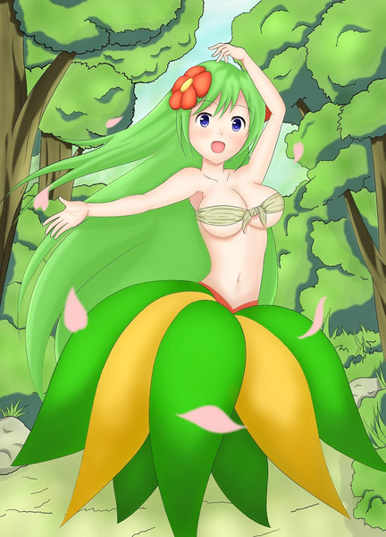 キレイハナ 擬人化 まじかるばなな さんのイラスト ニコニコ静画 イラスト