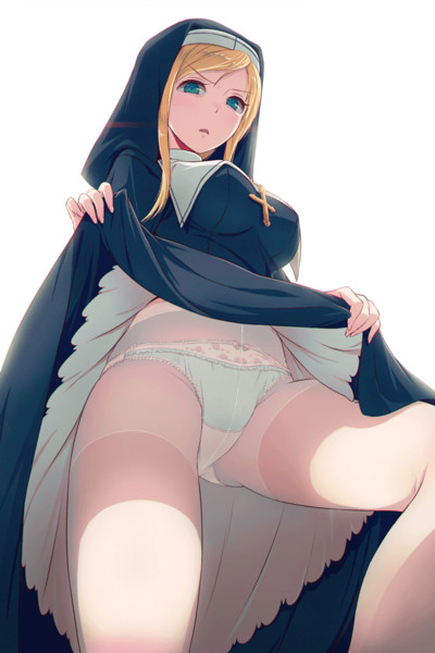 嫌な顔されながらシスターさんにおパンツ見せてもらいたい 40原 さんのイラスト ニコニコ静画 イラスト