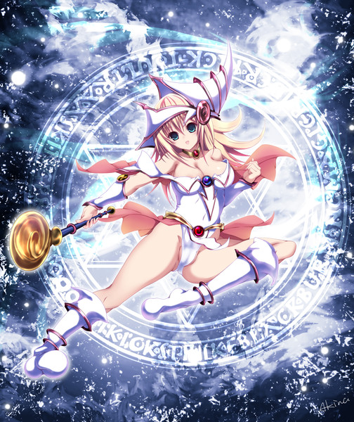白ブラック マジシャン ガール Akina さんのイラスト ニコニコ静画 イラスト