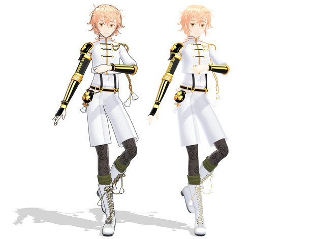 Mmd刀剣乱舞 物吉貞宗 立ち絵ポーズ配布 ハル さんのイラスト ニコニコ静画 イラスト