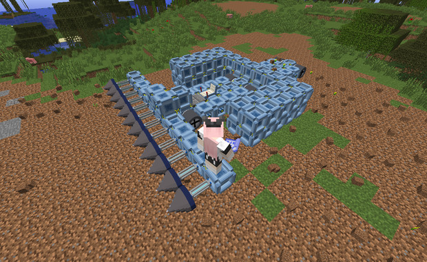 Minecraft 重機 V 01 03 可変ヘッドタイプ Jointblock まから さんのイラスト ニコニコ静画 イラスト