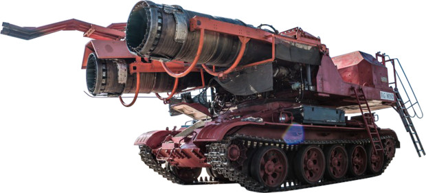ミグ21のジェットエンジンが搭載された世界最高パワーの消防車大風くん 透過png A Exo Ii さんのイラスト ニコニコ静画 イラスト