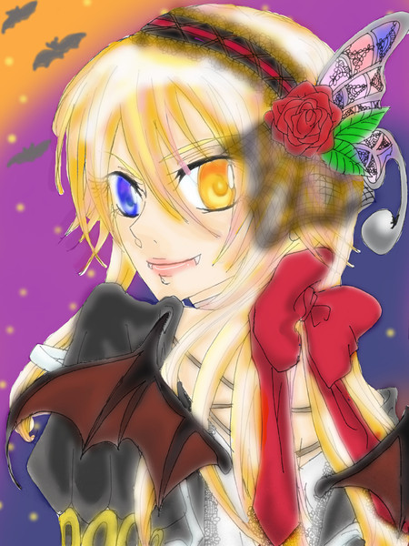 黒ウィズ リヴェータ イレ ハロウィンver 四季 えこ さんのイラスト ニコニコ静画 イラスト