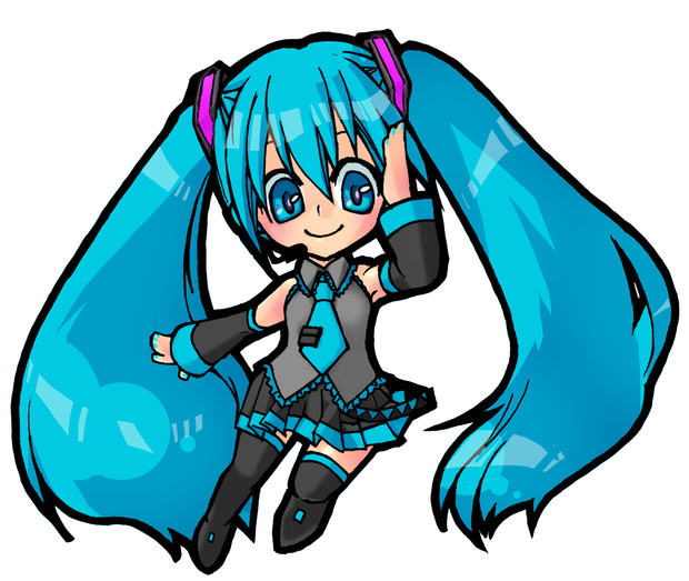 ちびミクさん 林檎姫 さんのイラスト ニコニコ静画 イラスト