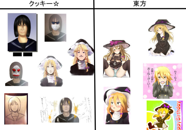 誰でも分かるクッキー と東方の違い ゲスト さんのイラスト ニコニコ静画 イラスト