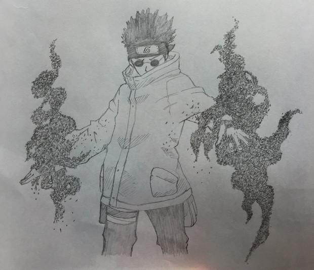 油女シノ Vsカンクロウ戦 Starkiller71 さんのイラスト ニコニコ静画 イラスト