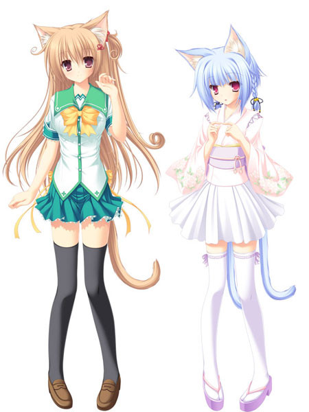 どれがかわいいネコ耳っ子 4 シロネコ さんのイラスト ニコニコ静画 イラスト