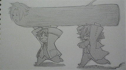 丸太と僕と私 Alioth Eugene さんのイラスト ニコニコ静画 イラスト
