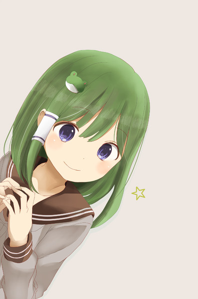 県立風祭中学校 ２年ｂ組 東風谷 早苗 Ribe 星旅標 さんのイラスト ニコニコ静画 イラスト