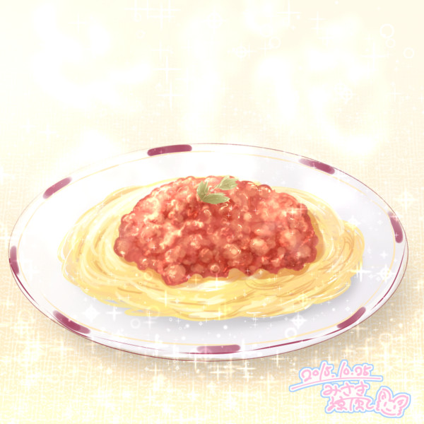 ミートソースパスタ