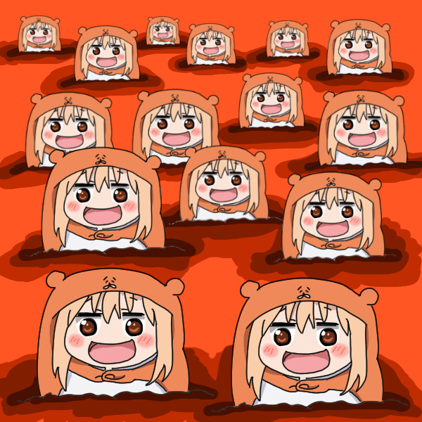 地面にうまるちゃん 犬ミサイル さんのイラスト ニコニコ静画 イラスト