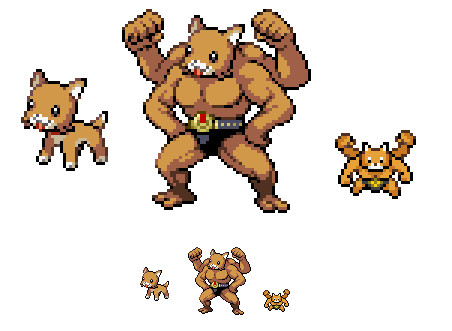 ポケモン風ドット絵 太郎丸