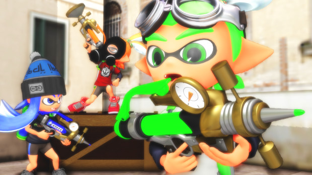 Mmdアクセサリ配布 シャープマーカー スプラトゥーン ユアリス さんのイラスト ニコニコ静画 イラスト