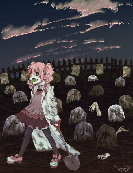 墓荒らし少女 行治 さんのイラスト ニコニコ静画 イラスト