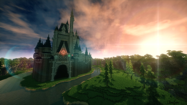Minecraft シンデレラ城 2枚目 うめjam さんのイラスト ニコニコ静画 イラスト