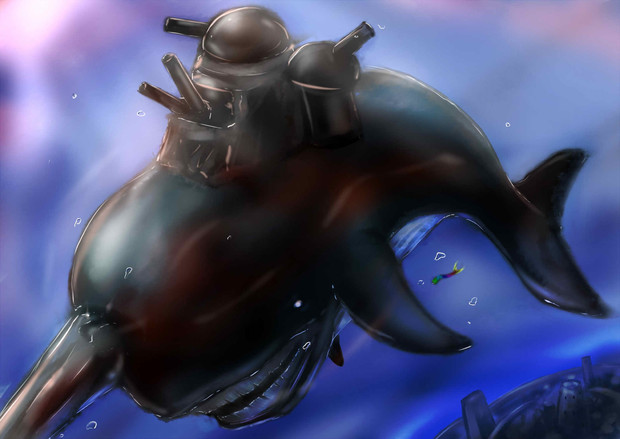 完全無欠の守護神 要塞クジラ 牡蠣 さんのイラスト ニコニコ静画 イラスト