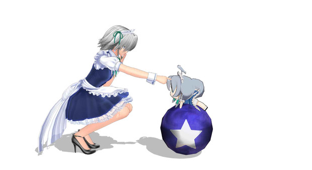 いぬさくやと咲夜さん Cz500c さんのイラスト ニコニコ静画 イラスト