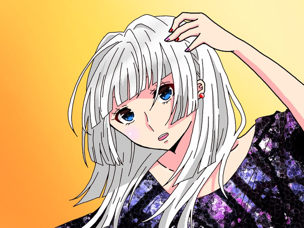 姫カット まち さんのイラスト ニコニコ静画 イラスト