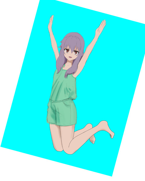 水着ジャンプ おいれる さんのイラスト ニコニコ静画 イラスト