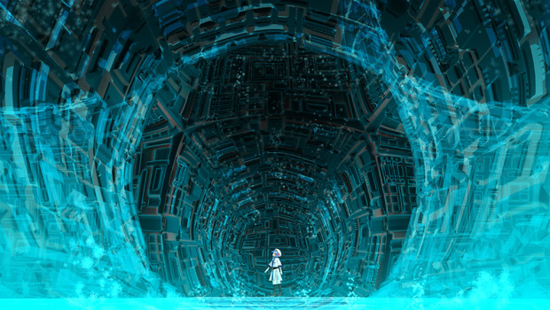 海底洞窟的なところ 刷毛 さんのイラスト ニコニコ静画 イラスト