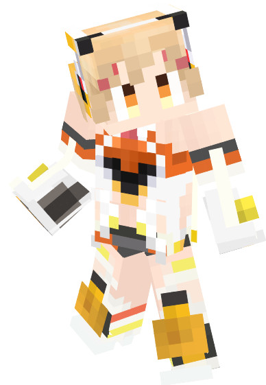 Minecraft 限界突破g Beat スキン 戦姫絶唱シンフォギアｇx あるすとろ さんのイラスト ニコニコ静画 イラスト