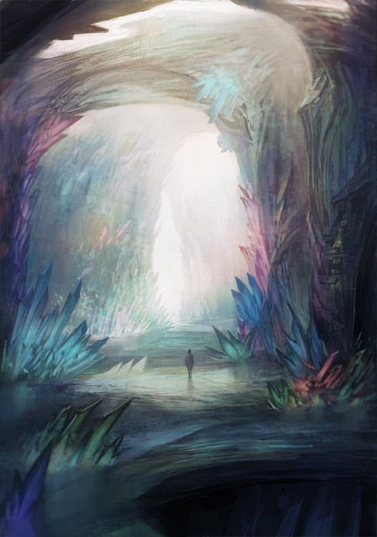水晶の洞窟 蟻塚 さんのイラスト ニコニコ静画 イラスト