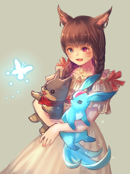 ｆｆ14の自分のキャラのミコッテちゃん 西沢5 さんのイラスト ニコニコ静画 イラスト