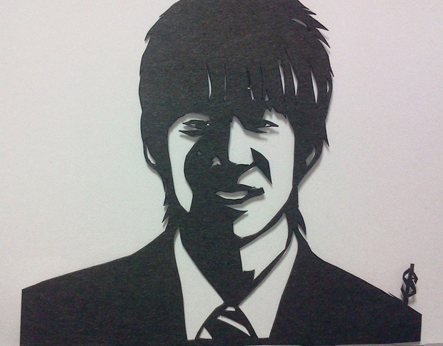 切り絵 長谷川亮太