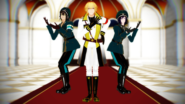 Mmd薄桜鬼 ちー様モデル 合戦衣装 配布 琥珀 さんのイラスト ニコニコ静画 イラスト