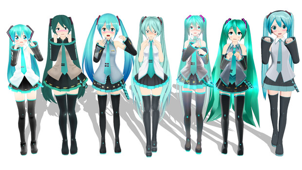 Mmd 我に返ったミクさんたち Kotaro さんのイラスト ニコニコ静画 イラスト