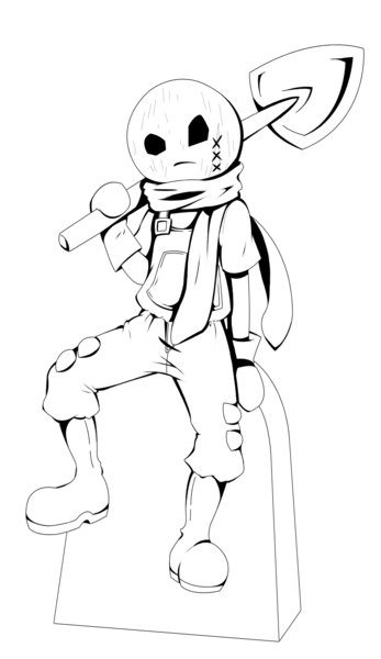 殺戮の天使 エディ 線画 皐月 さんのイラスト ニコニコ静画 イラスト