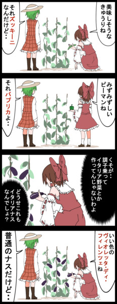 四コマ 裏目の女王 霊夢さん ジェット虚無僧 さんのイラスト ニコニコ静画 イラスト